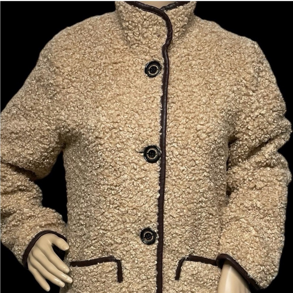 Sam Edelman Women's Teddy Jacket in Brown - Picture 3 of 10